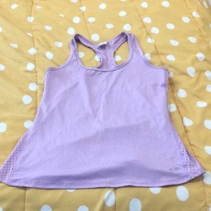 CHAMPION PURPLE RACERBACK activewearTANK TOP,xs